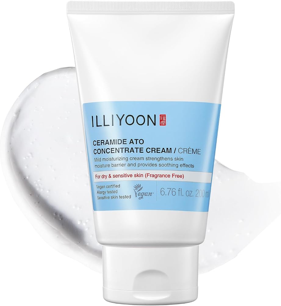 Illiyoon Ceramide Ato Concentrate Cream bottle on Amazon website