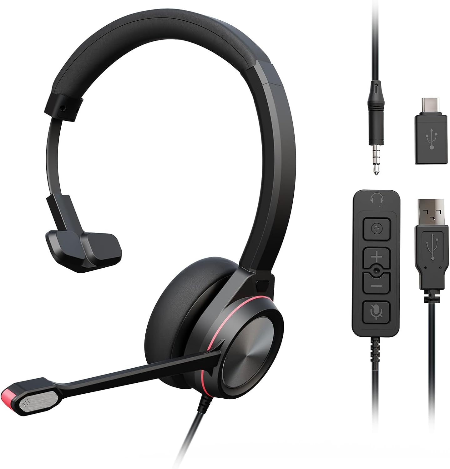 Auvonix USB Headset with microphone for PC on Amazon