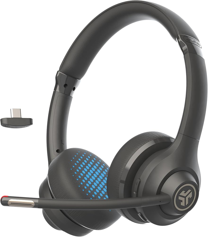 JLab Go Work Gen 2 wireless headset black over‑ear headphones on Amazon