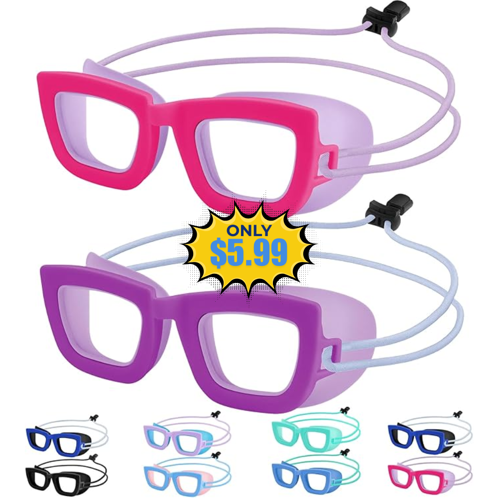 Vvinca Kids Swim Goggles Deal: 2 Pack at Amazon