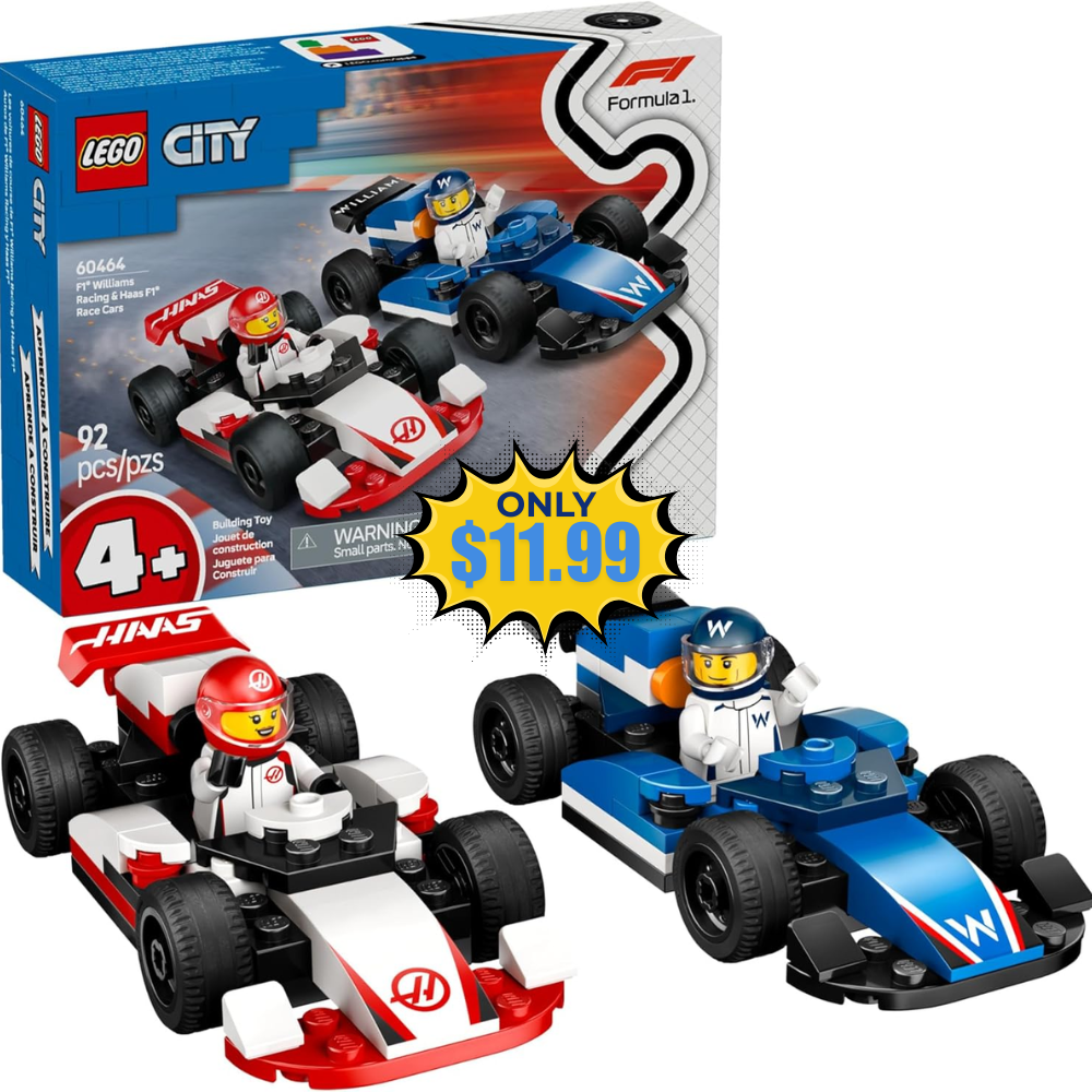 LEGO City F1 Race Car Toys Deal: Save 40% at Amazon