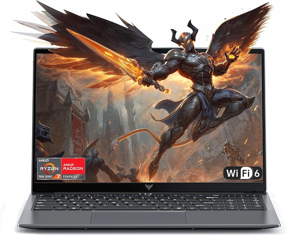 KAIGERR Gaming Laptop with AMD Ryzen 7 processor and Radeon graphics on Amazon