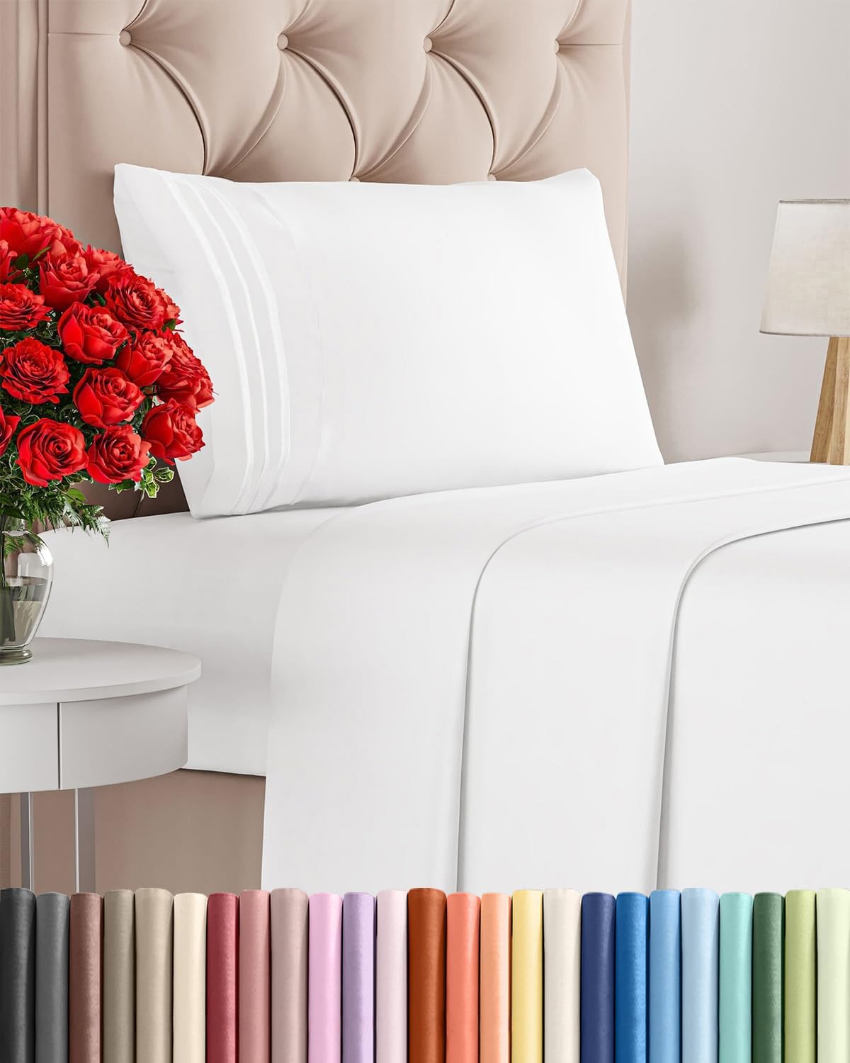 Luxury cooling sheet set on Amazon, breathable bedding for hot sleepers