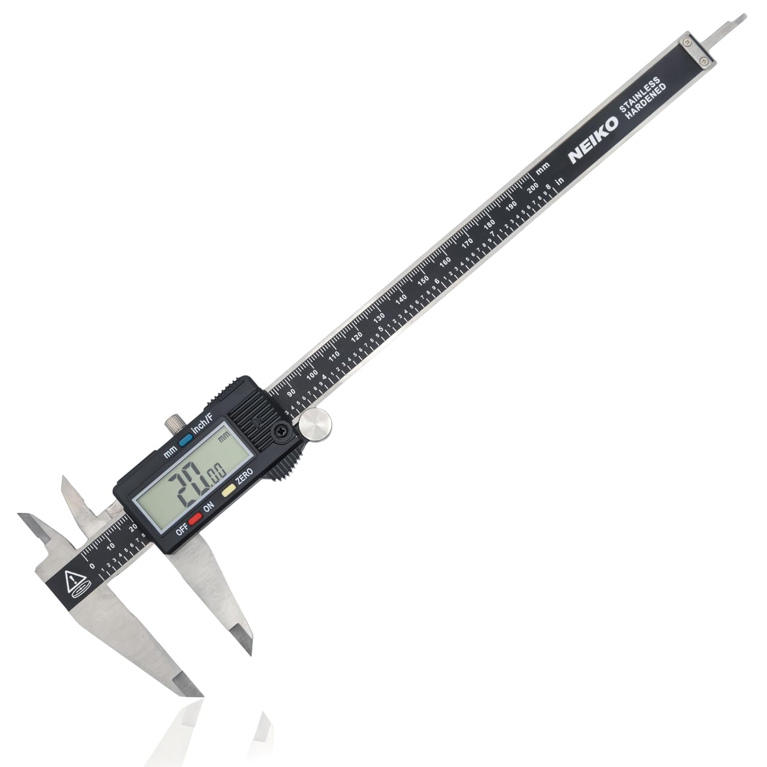 Neiko 8-inch electronic digital stainless steel caliper on Amazon