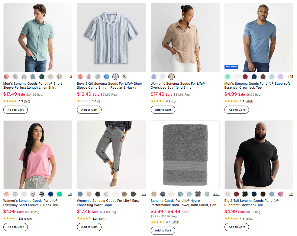 Sonoma Goods For Life Sale: Up to 50% Off at Kohl’s