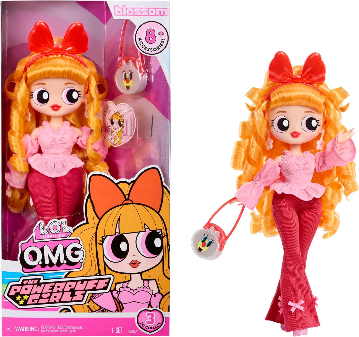 LOL Surprise OMG Powerpuff Girls Blossom doll on Amazon