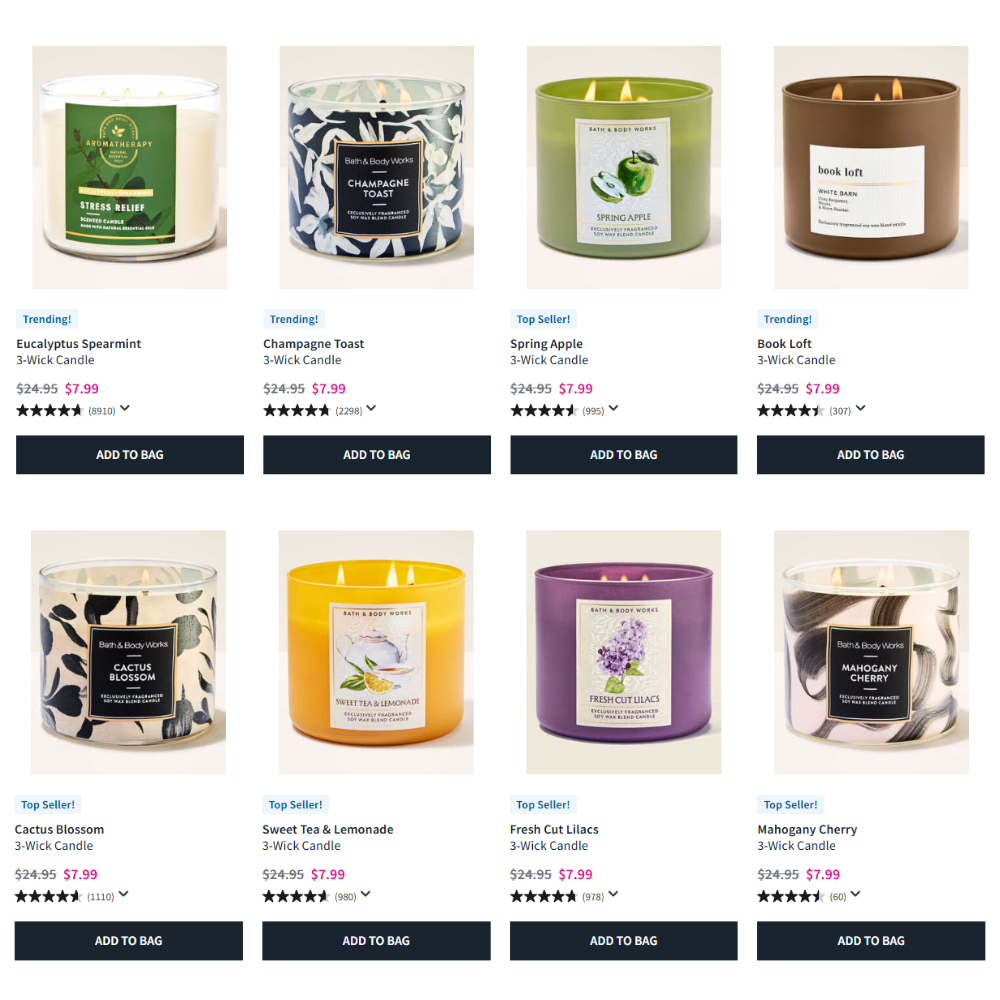 3-Wick Candle Deal: Save $16.96 at Bath & Body Works