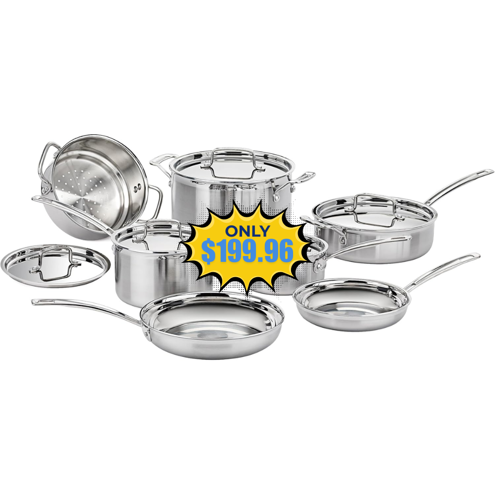 Cuisinart 12-Piece Cookware Set Deal: Save 47% at Amazon