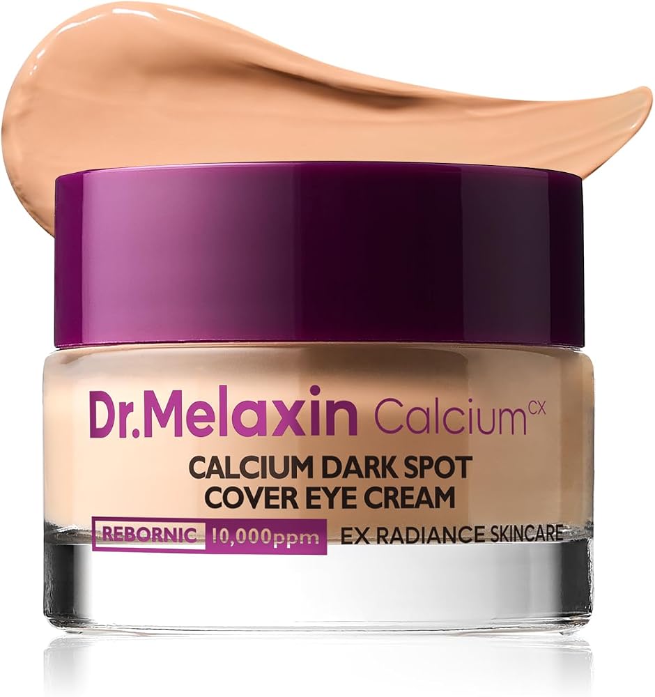 Dr.Melaxin Calcium Dark Spot Eye Cream tube on Amazon storefront