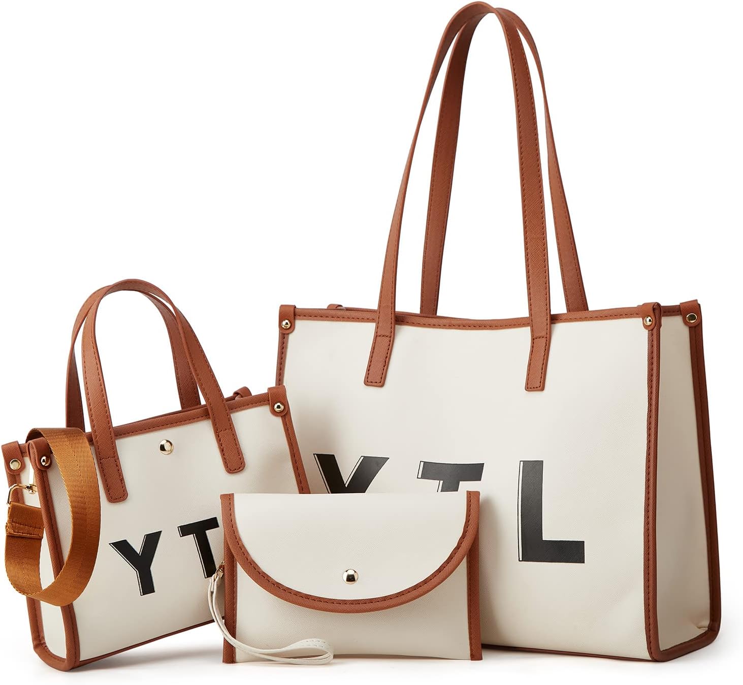 Women Fashion Handbag Wallet Tote Bag Satchel Set available on Amazon