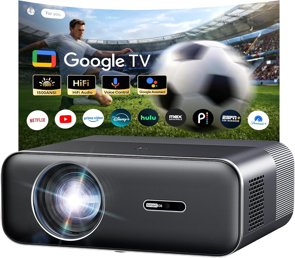 Google TV 4K Projector portable smart projector on Amazon