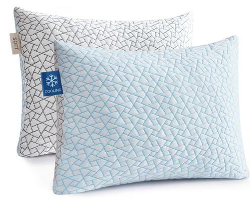2-Pack Queen Size Cooling Memory Foam Pillows Deal at Walmart: Save $13.01