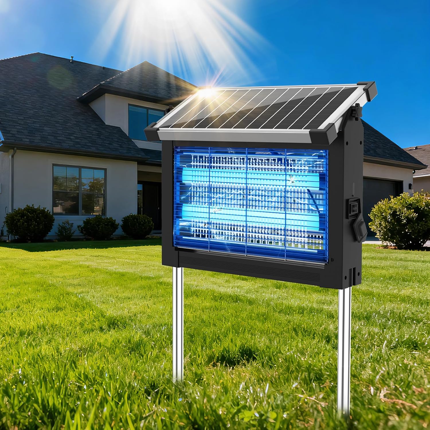 Outdoor Solar Bug Zapper Deal at Amazon