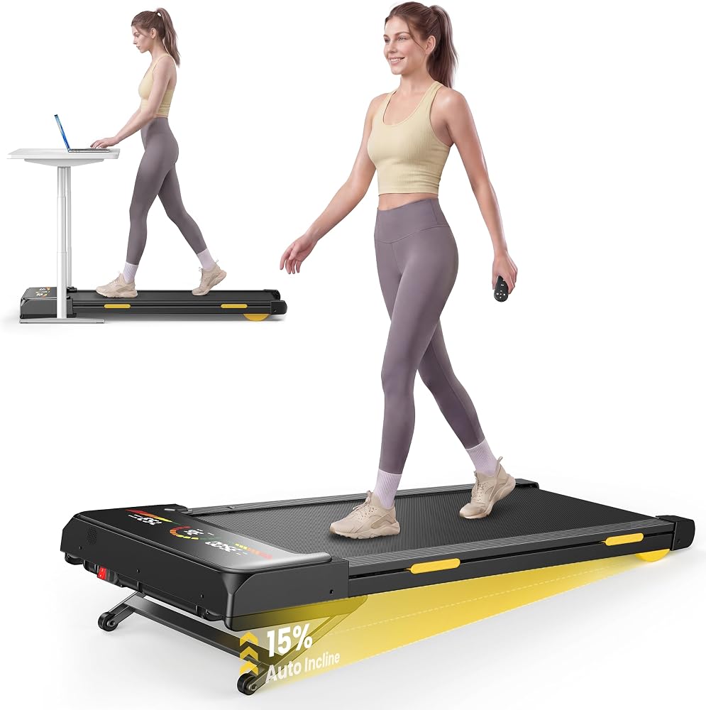 TOPUTURE Walking Pad treadmill with LED screen on Amazon