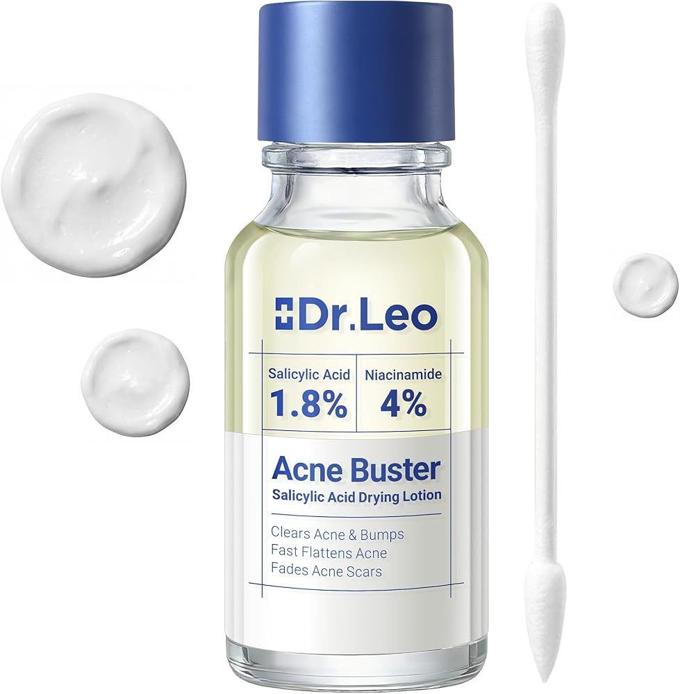 Dr.Leo 1.8% Salicylic Acid Acne Spot Treatment bottle on Amazon