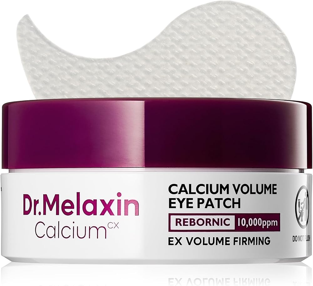 Dr.Melaxin Calcium Volume Under Eye Patches 60 count hydrogel mask sold on Amazon