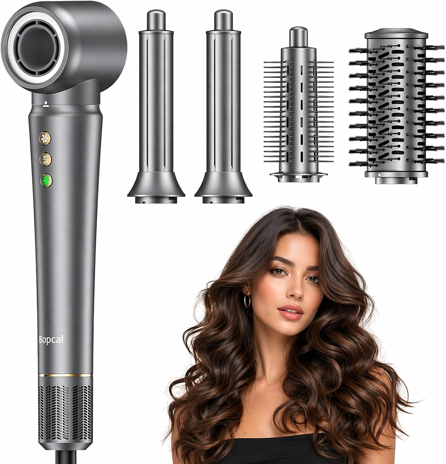 Bopcal Hot Air Styler Brush with ionic technology on Amazon