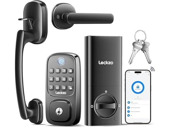 Keyless Entry Smart Lock Handle Set Deal: Save 76% at