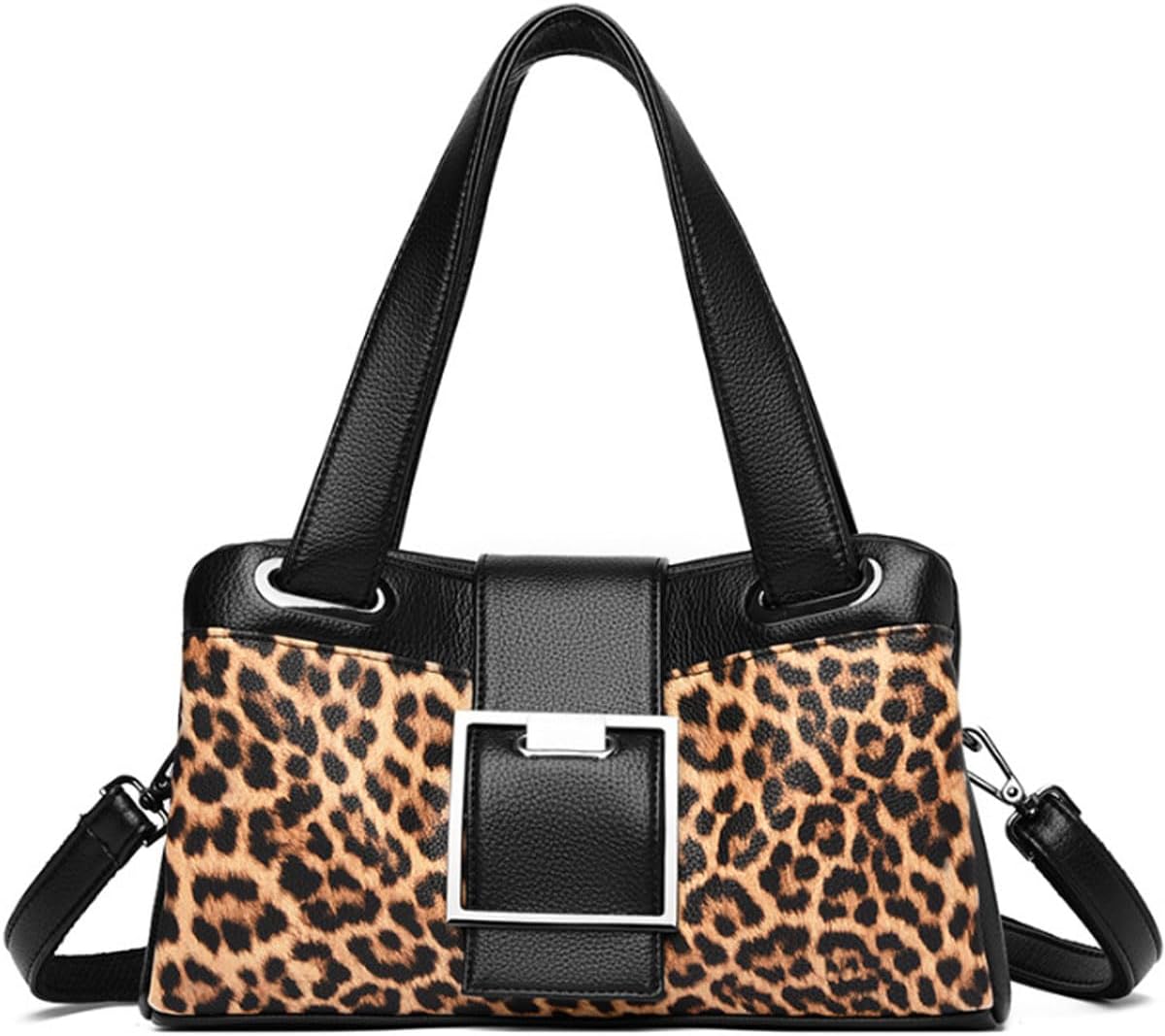 KEEPOP Handbag for Women PU Leather Leopard Satchel Purse on Amazon