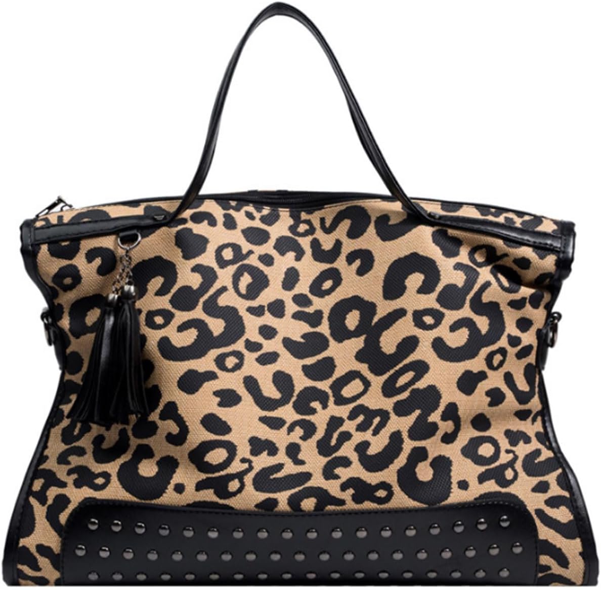 KEEPOP Leopard Purse studded animal print tote on Amazon