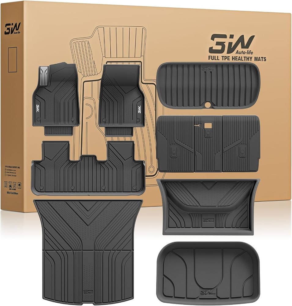 Tesla New Model Y Floor Mats and Cargo Liners at Amazon