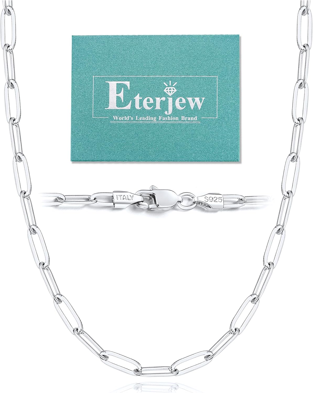 Eterjew Paperclip Chain Necklace Only $18.99 at Amazon