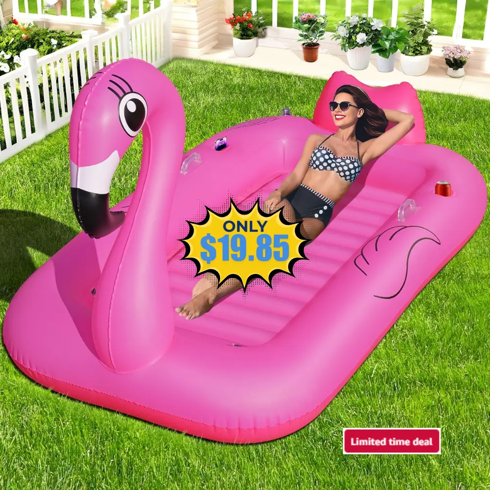Flamingo Inflatable Pool Float Deal: Save 50% at Amazon