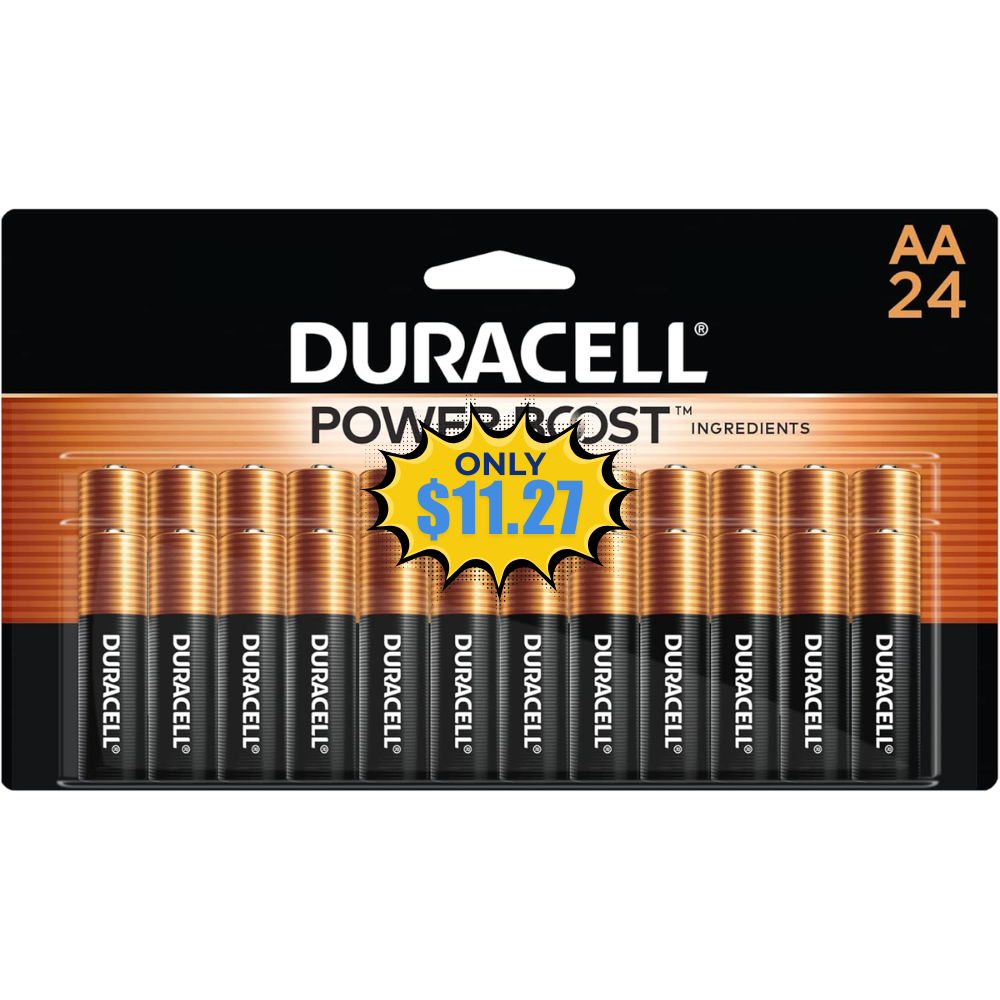 Duracell Coppertop Double AA Batteries Sale: Save 52% on Amazon