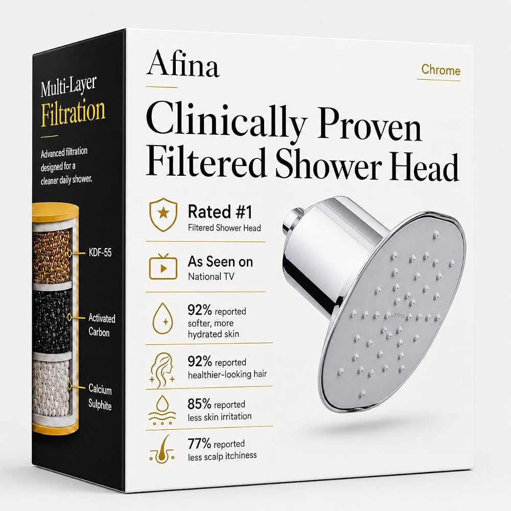 Afina Filtered Shower Head Only $103.2 (Reg. $129) at Amazon