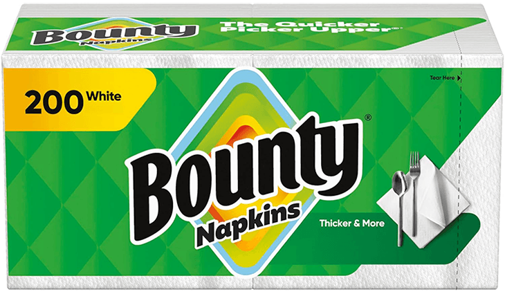Bounty Napkins 200-Pack Deal at Amazon