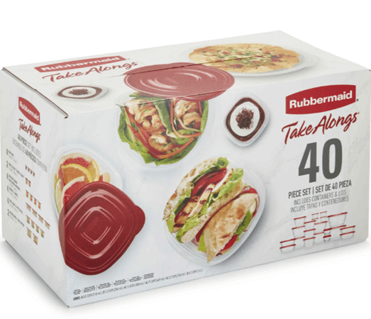 40-Piece Rubbermaid TakeAlongs Food Storage Set Deal: Just $13.94