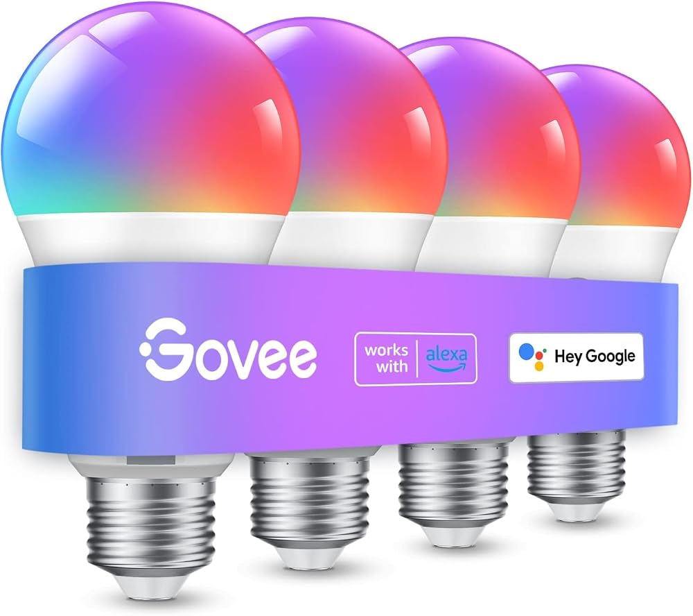 Govee Smart Light Bulbs 4‑Pack Only $26.99 (Reg. $39.99) at Amazon