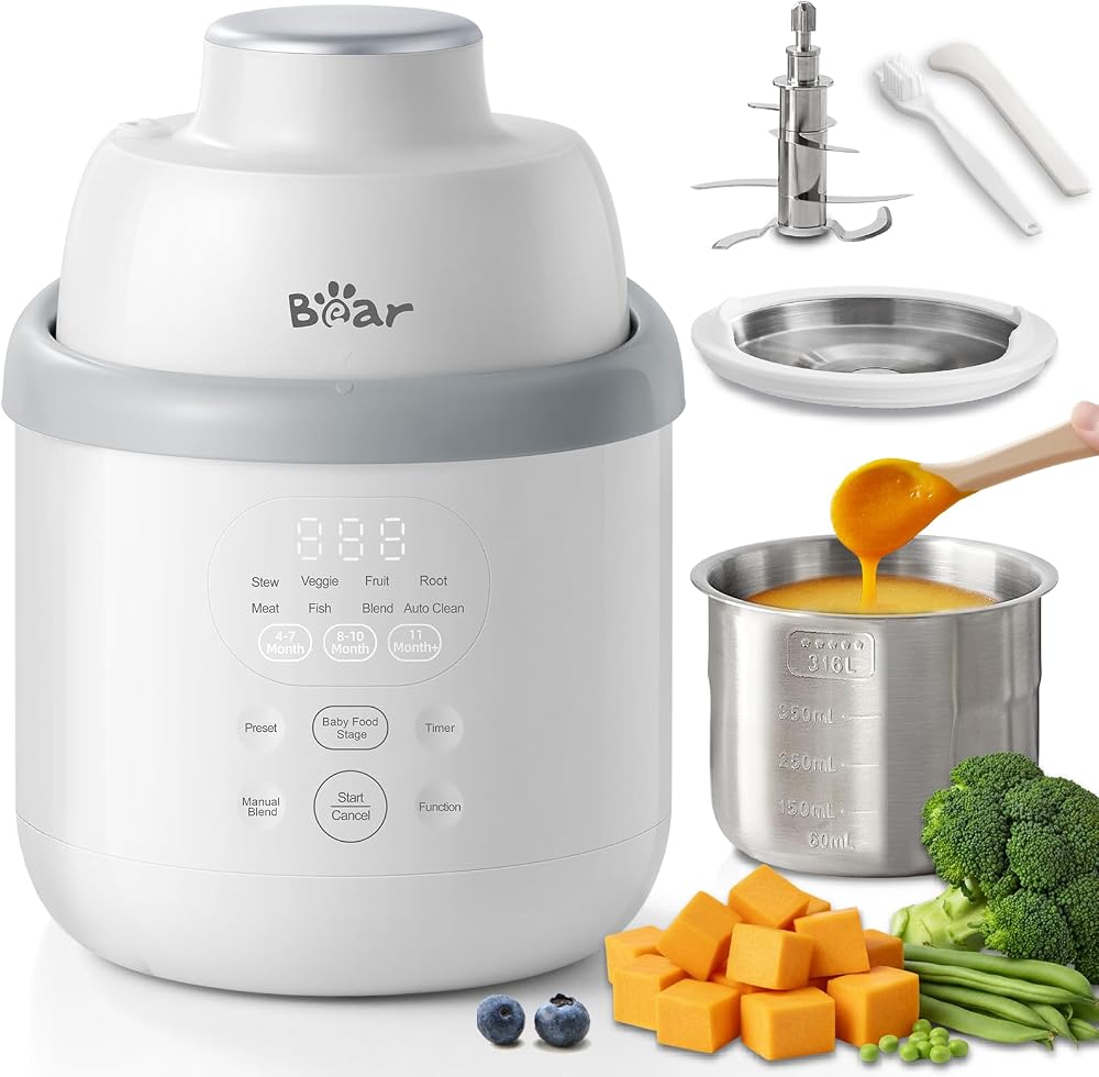 Bear NutriEase Baby Food Maker Only $94.99 (Reg. $129.99) at Amazon
