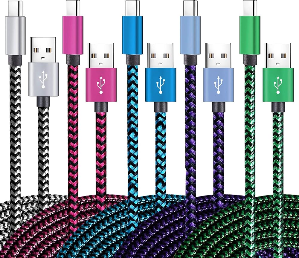 Teeind USB Type C Cable 5-Pack Only $8.49 (Reg. $9.99) at Amazon