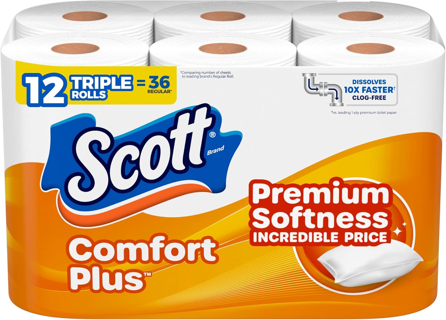 Scott ComfortPlus Triple Roll Toilet Paper Only $5.68 (Reg. $6.49)