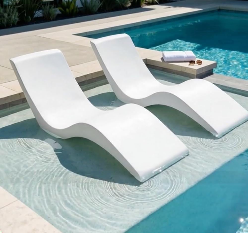 Aqua Outdoors Luxury Pool Chaise Chairs Only $649.35 (Reg. $999) at