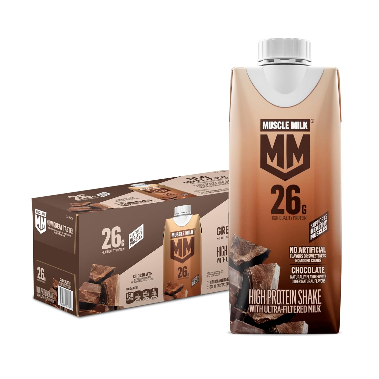 12-Pk Muscle Milk Shake Only $16.36 (Reg. $22.98) at Amazon