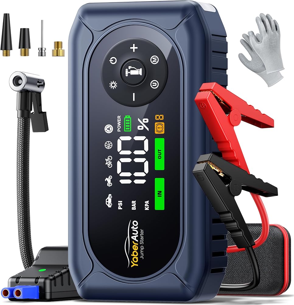 YaberAuto 5000A Jump Starter Only $41.99 (Reg. $99.99) at Amazon