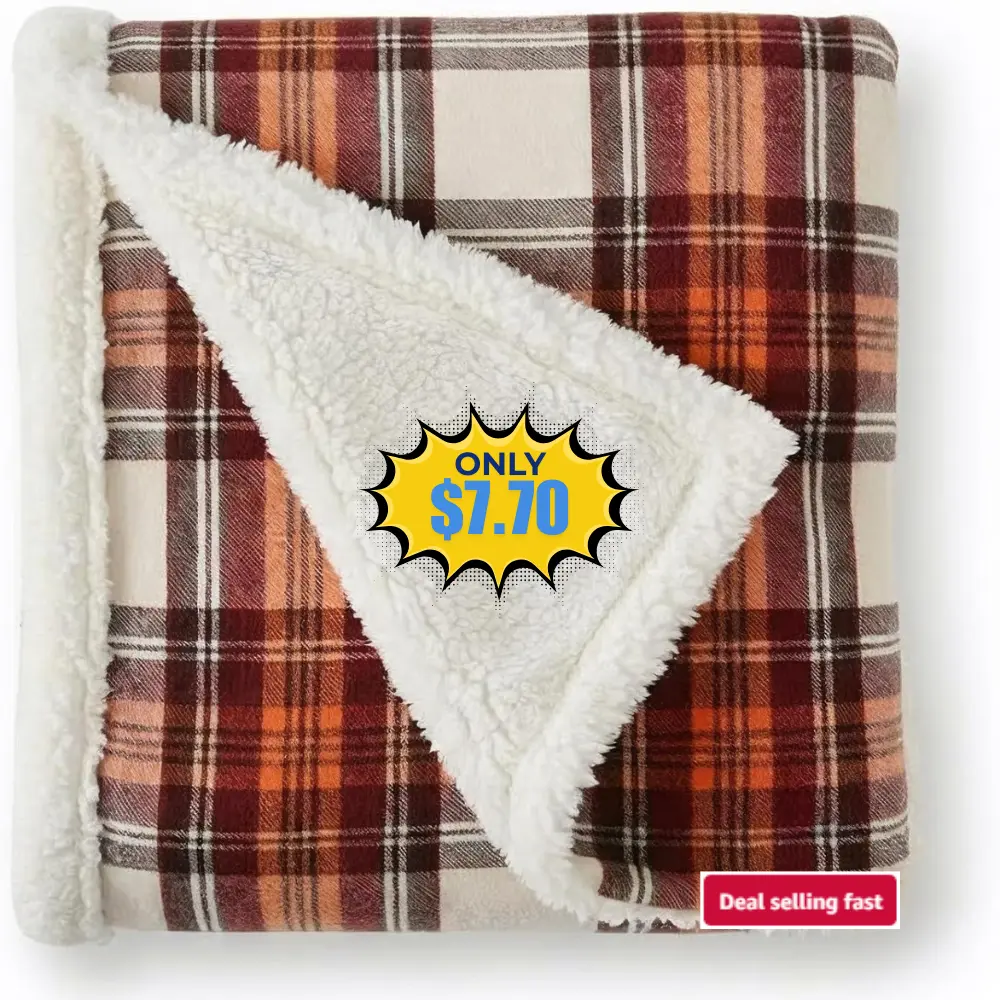 Eddie Bauer Sherpa Throw Blanket Deal: Save 33% at Amazon