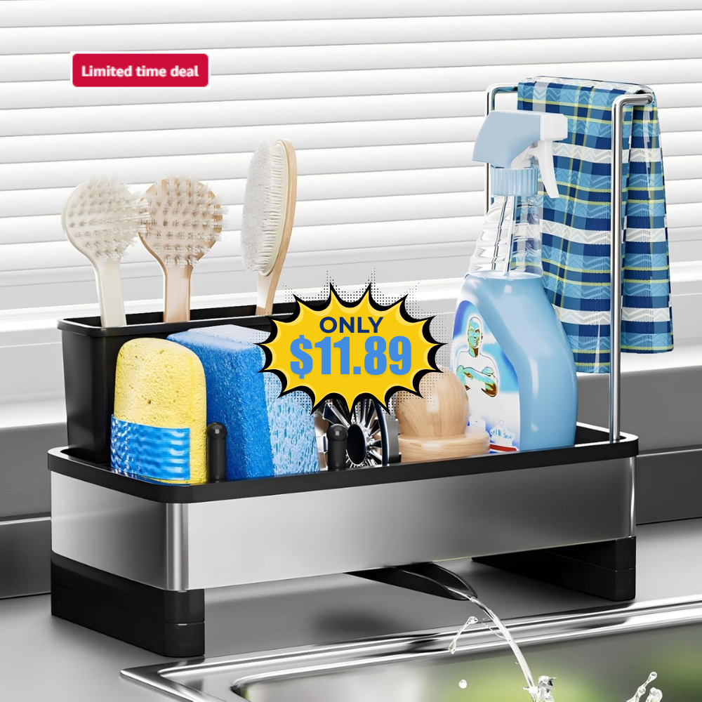 Stainless Steel Sink Caddy Deal: Save 15% on Amazon