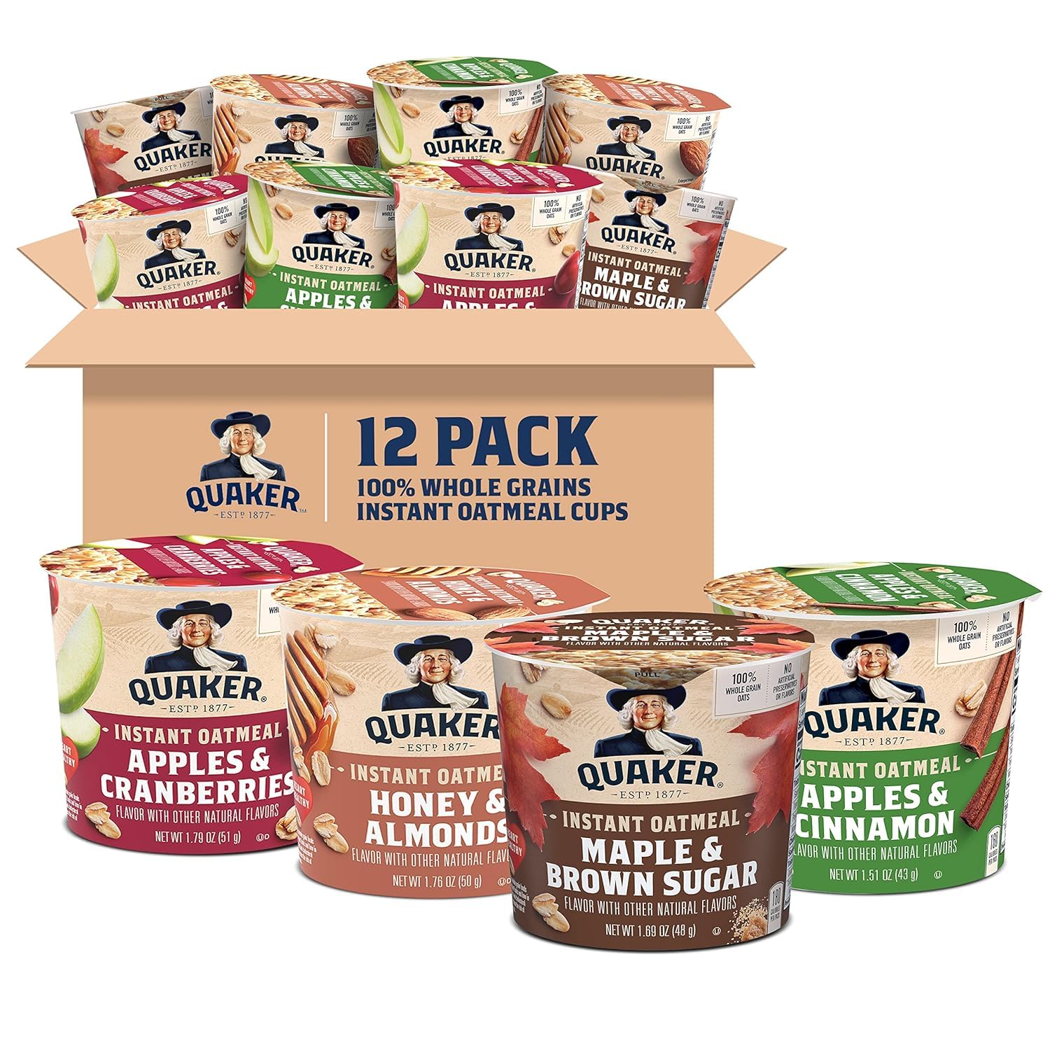 Quaker Instant Oatmeal Express Cups Only $10 (Reg. $16) at Amazon