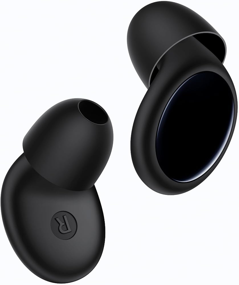 45dB silicone ear plugs reusable noise cancelling set sold on Amazon