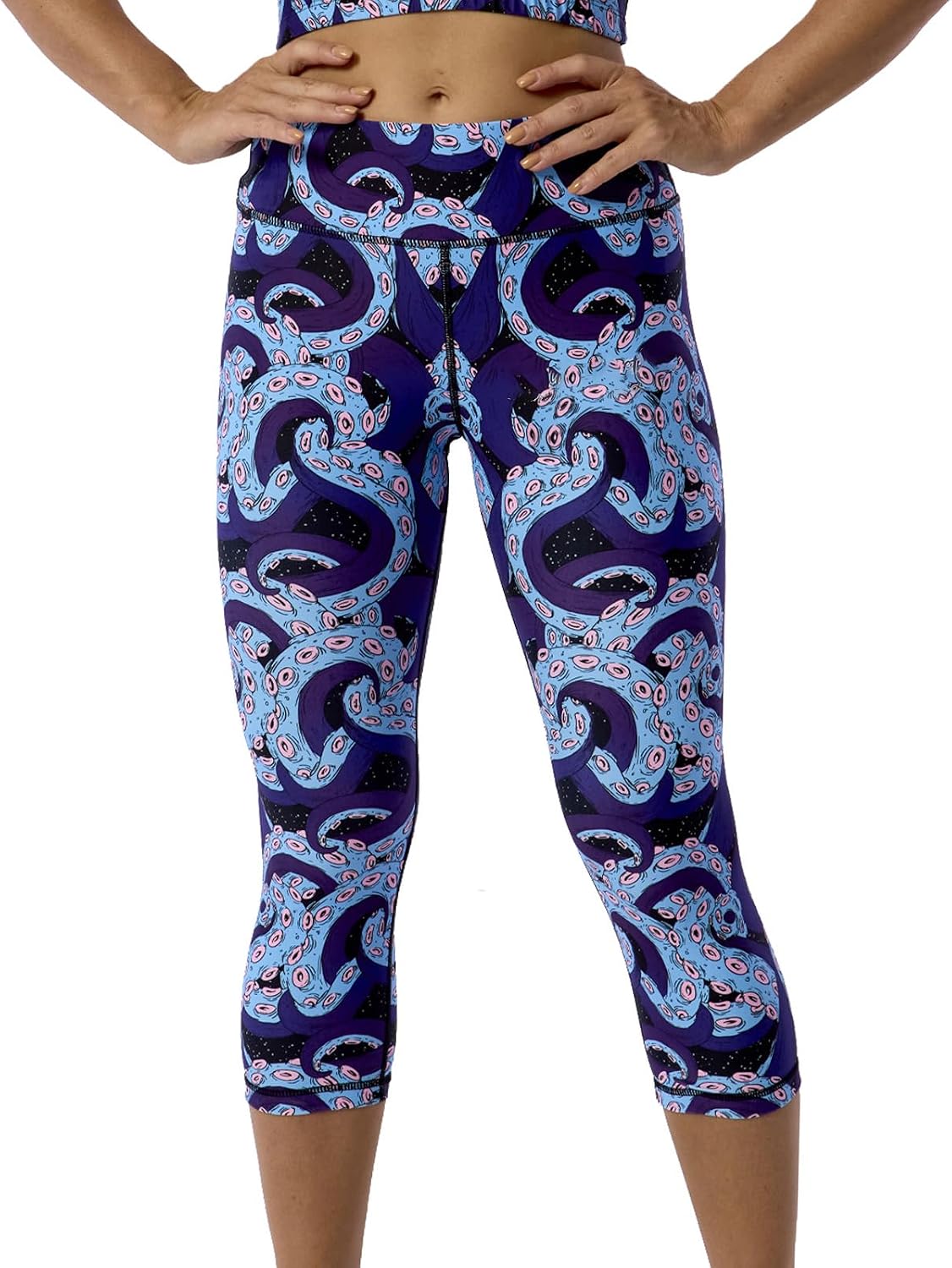 UIUO-UIPEU Women’s Tummy Control Yoga Capri Pants Only $11.29 at