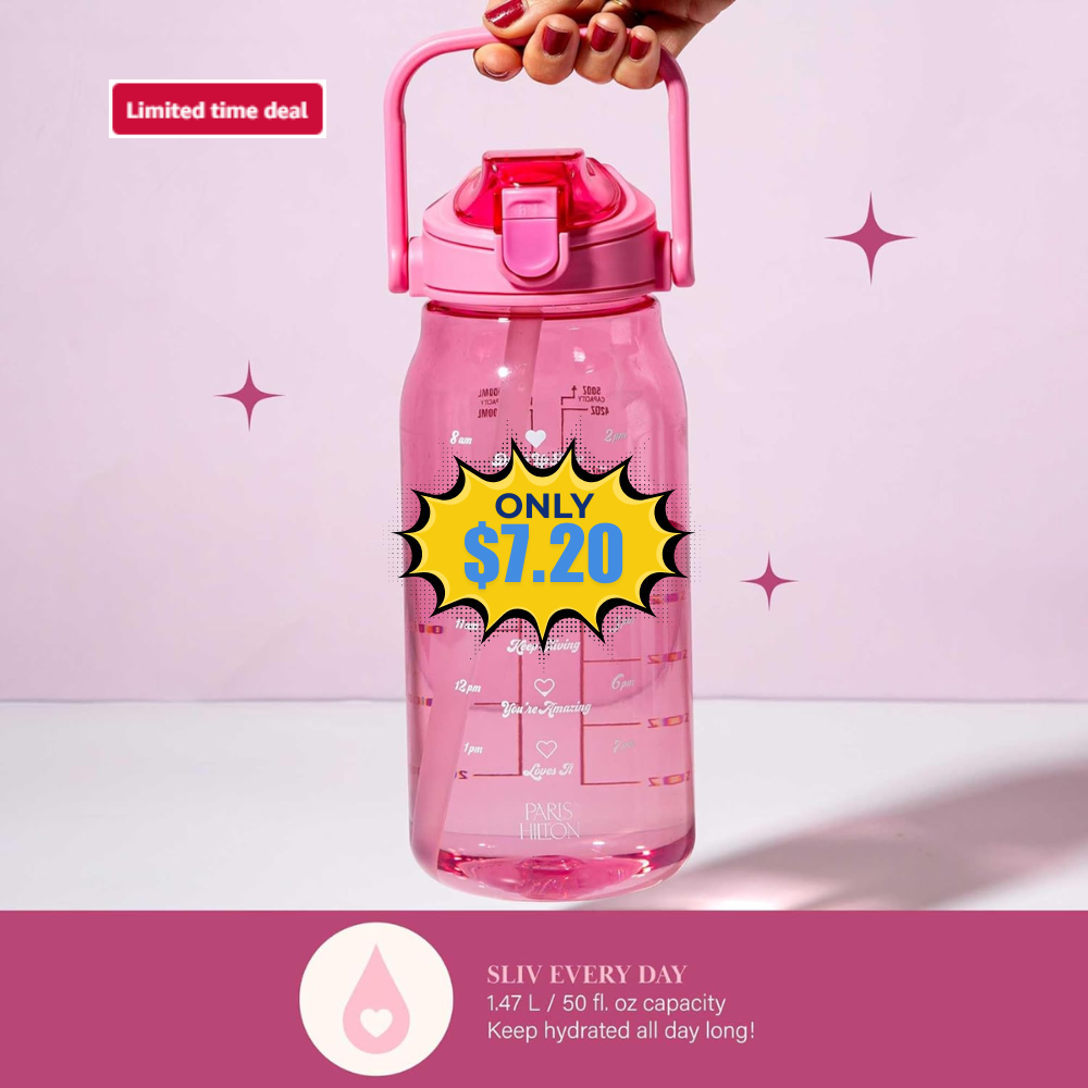 Paris Hilton Motivational Water Bottle Deal: Save 52%