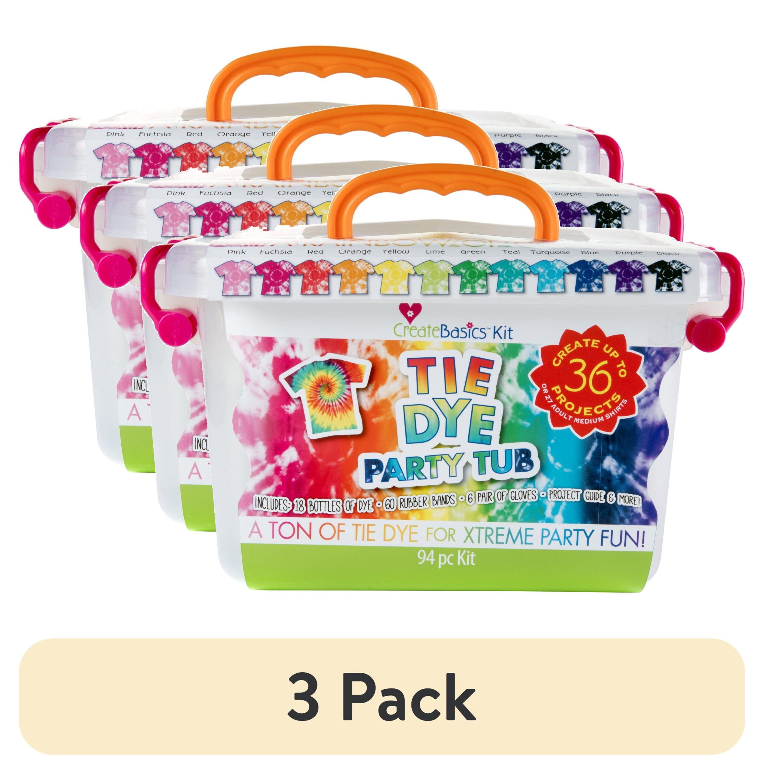 Create Basics Tie Dye Party Tub Only $9.88 (Reg. $18) at Walmart