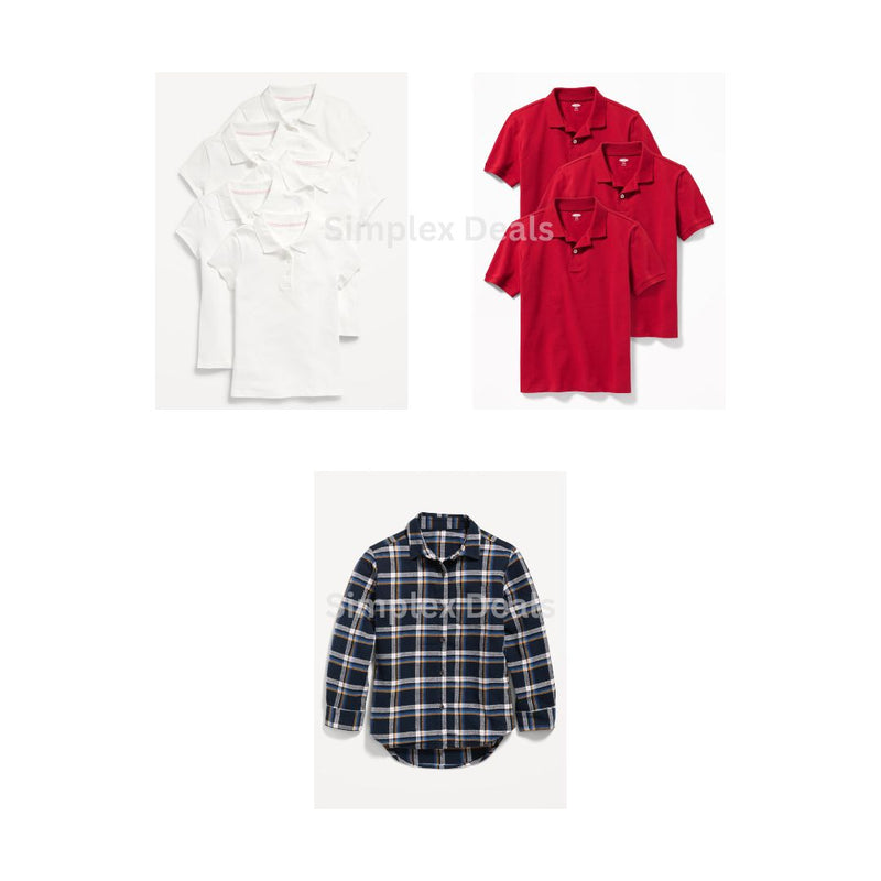 50% Off Polos for the Family Only $4 at Old Navy
