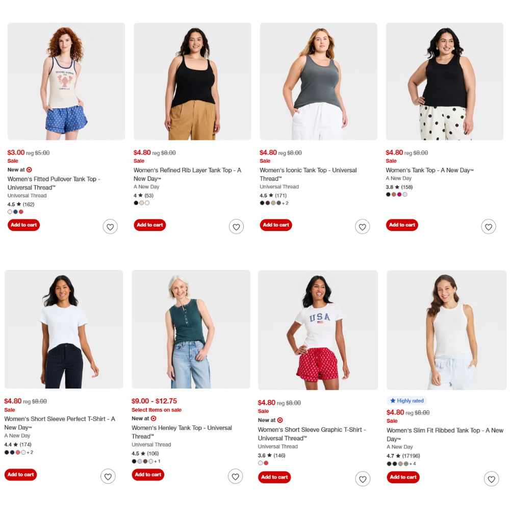 Women’s Clothing Sale: Save Up to 40% at Target