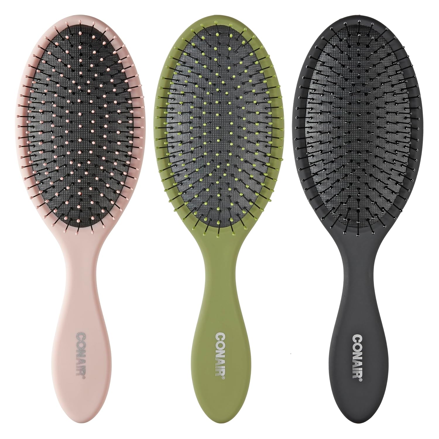 Conair Detangling Hair Brush Set 3-pack on Amazon, discounted price
