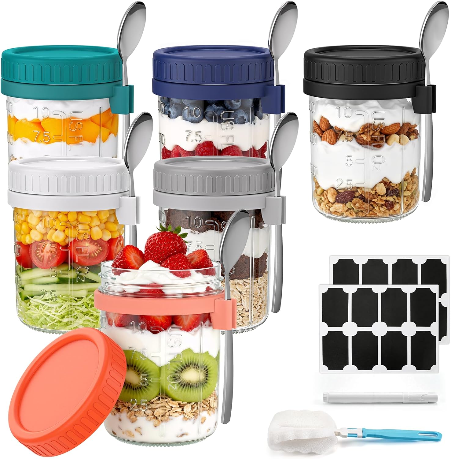 6 Pack Overnight Oats Containers Deal at Amazon