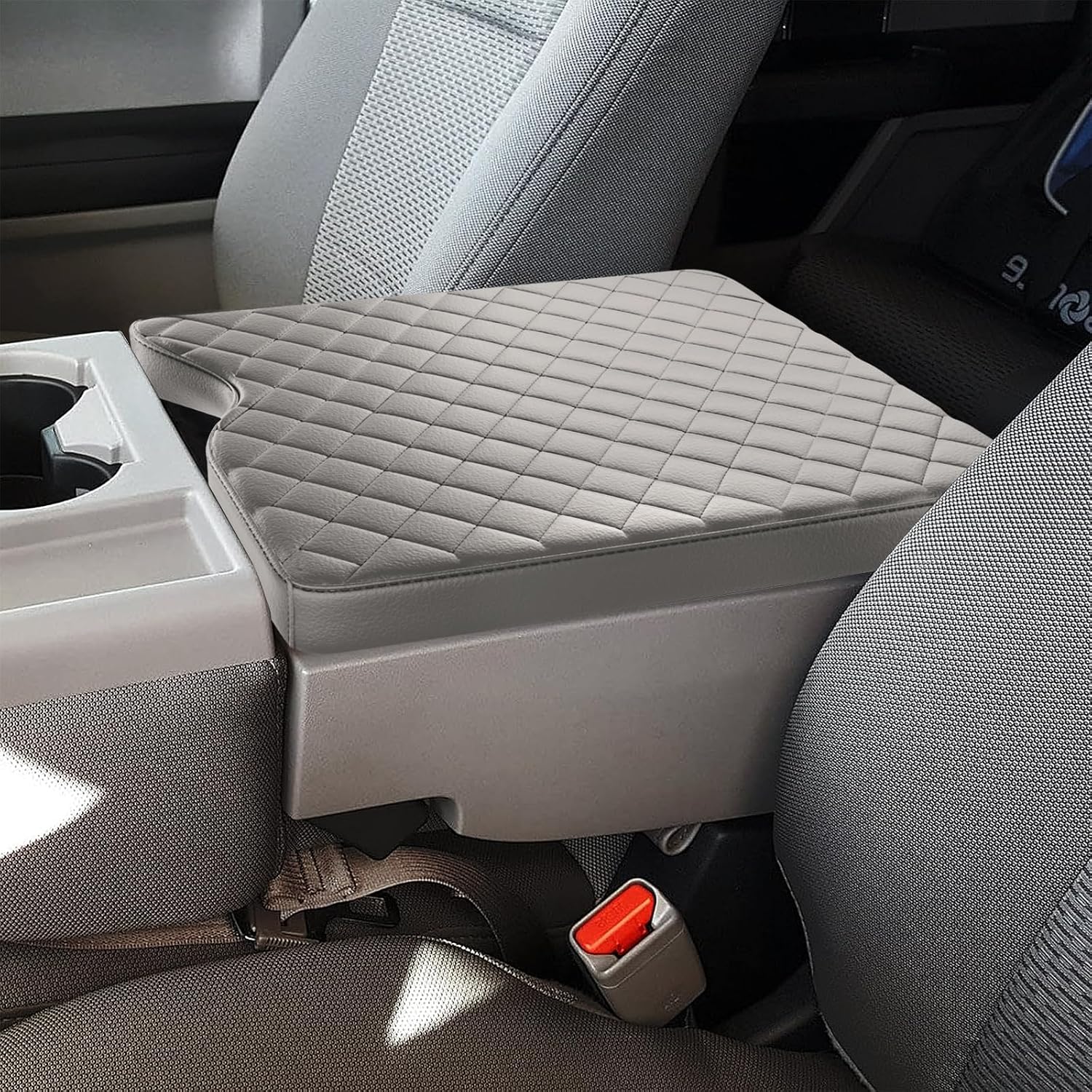 Ford F150 center console cover with jump seat accessories sold on Amazon